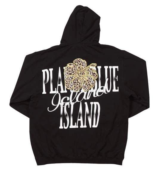 PLANET BLUE ISLAND フルジップパーカー ブラック