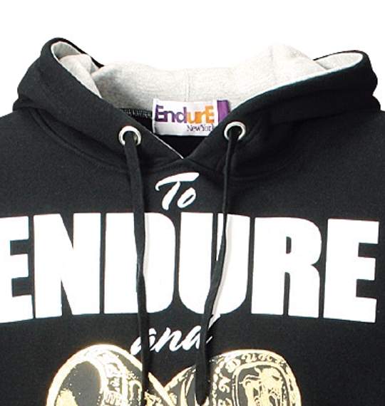 ENDURE パーカートレーナー ブラック