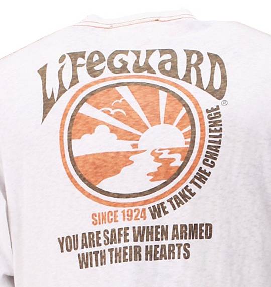 LIFE GUARD フェイクレイヤードTシャツ オフホワイト
