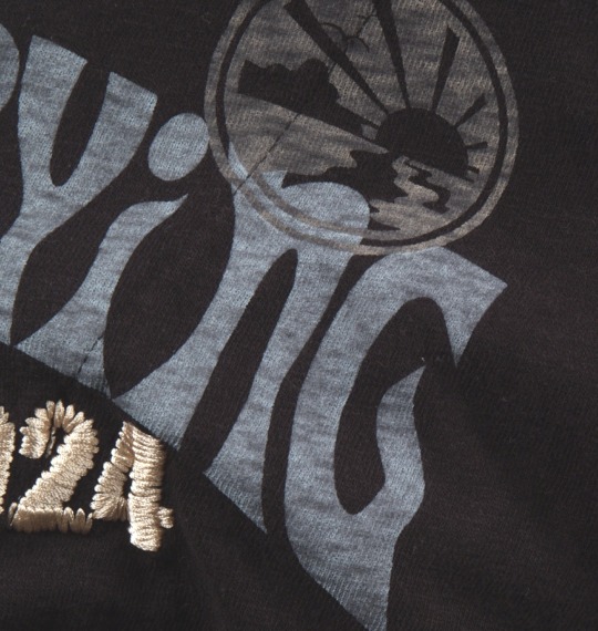 LIFE GUARD フェイクレイヤードTシャツ ブラック