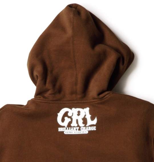 Gorilla フルジップパーカー ブラウン