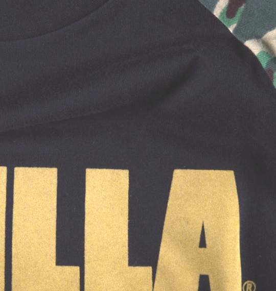 Gorilla ラグランTシャツ ブラック×グリーン系