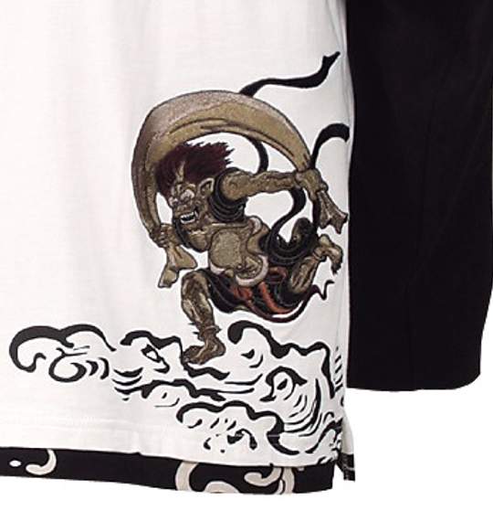 絡繰魂 ラグランTシャツ オフホワイト