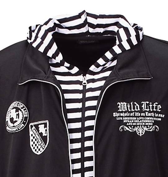 WILD LIFE ジャージジャケット ブラック