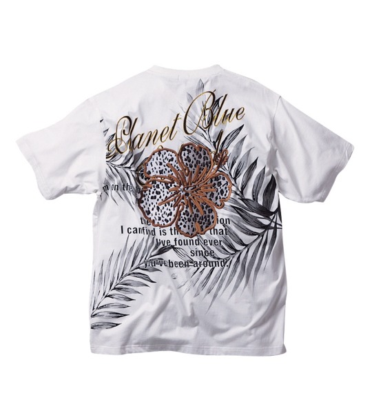 PLANET BLUE ISLAND VTシャツ(半袖) ホワイト