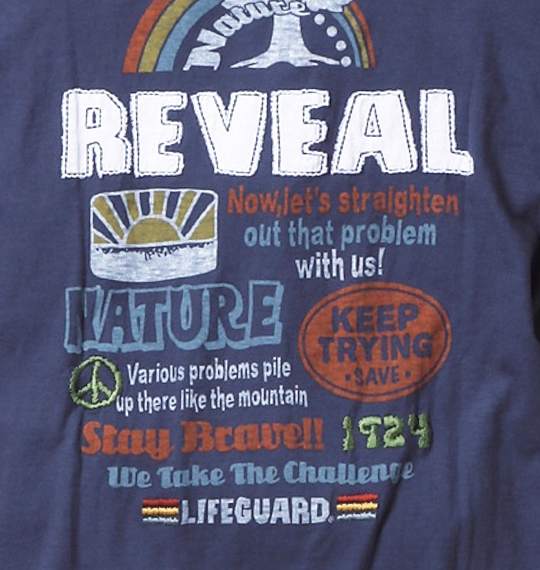 LIFE GUARD Tシャツ(半袖) ネイビー