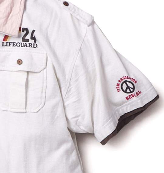 LIFE GUARD ポロシャツ(半袖) オフホワイト