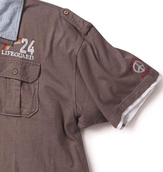 LIFE GUARD ポロシャツ(半袖) チャコールグレー
