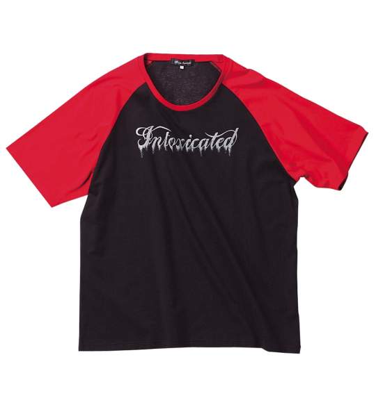 Armee Francaise ラグランTシャツ(半袖) ブラック×レッド