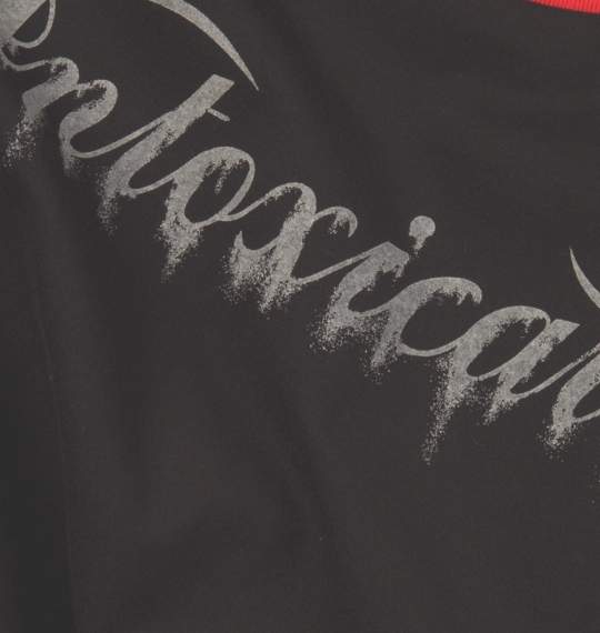 Armee Francaise ラグランTシャツ(半袖) ブラック×レッド