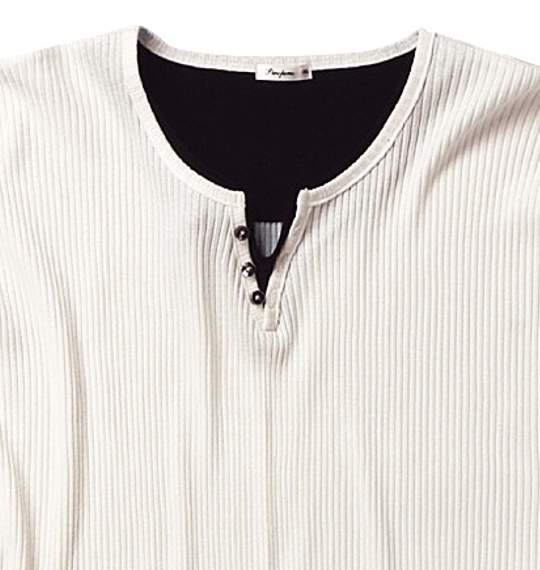 Pincponc ヘンリーTシャツ半袖 ホワイト