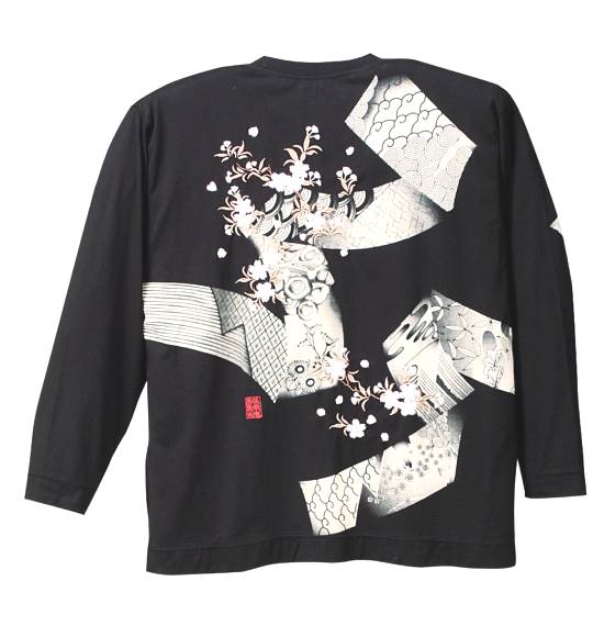 絡繰魂 Tシャツ スミクロ