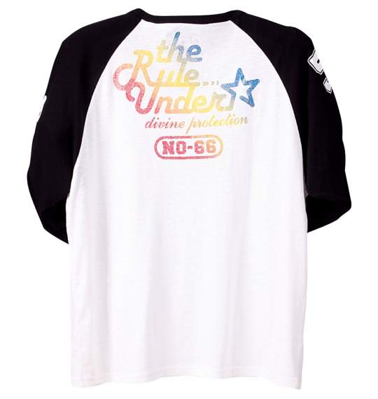 Armee Francaise ラグランTシャツ ホワイト×ブラック