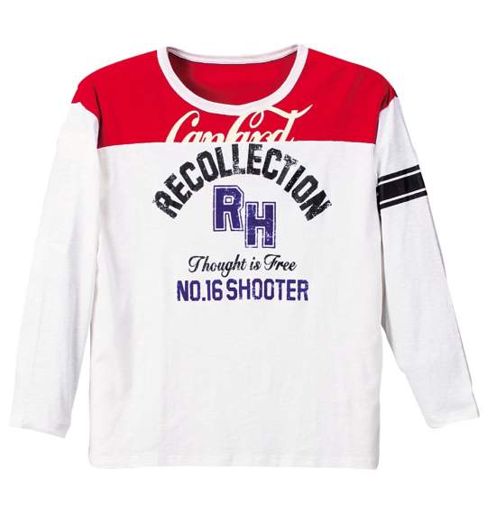 Armee Francaise フットボールTシャツ ホワイト×レッド