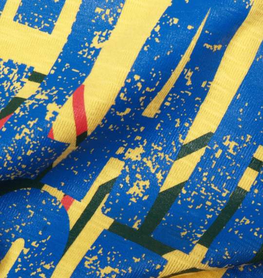 Armee Francaise フットボール七分Tシャツ イエロー×ブルー