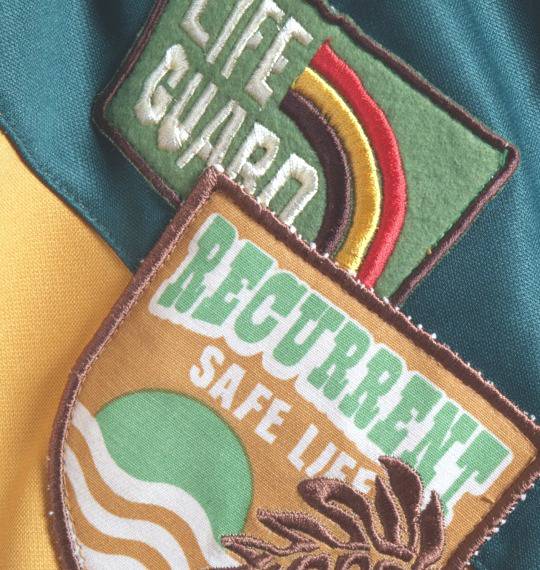 LIFE GUARD フルジップジャージ イエロー×グリーン