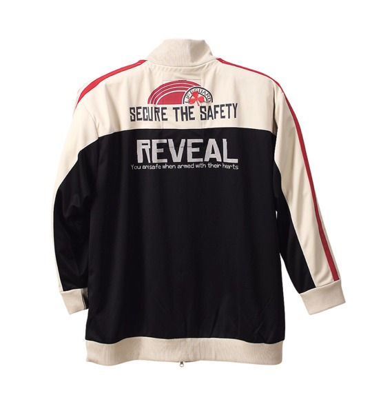 LIFE GUARD フルジップジャージ ブラック×ベージュ