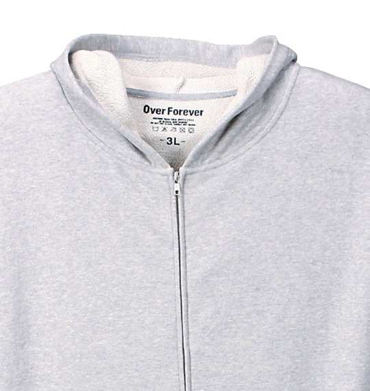 Over Forever フルジップパーカー モクグレー
