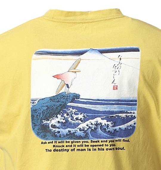 波乗達人 Tシャツ(半袖) イエロー