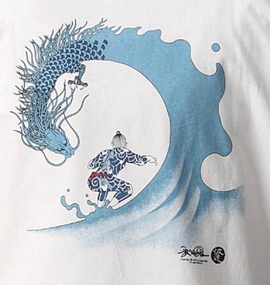 波乗達人 Tシャツ(半袖) オフホワイト