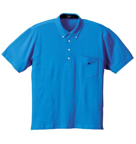 POLO BCS B.Dポロシャツ(半袖) ターコイズブルー