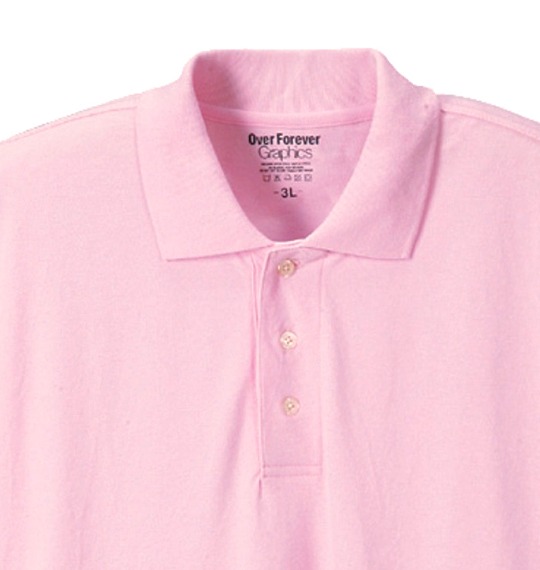 Over Forever 半袖ポロシャツ ピンク