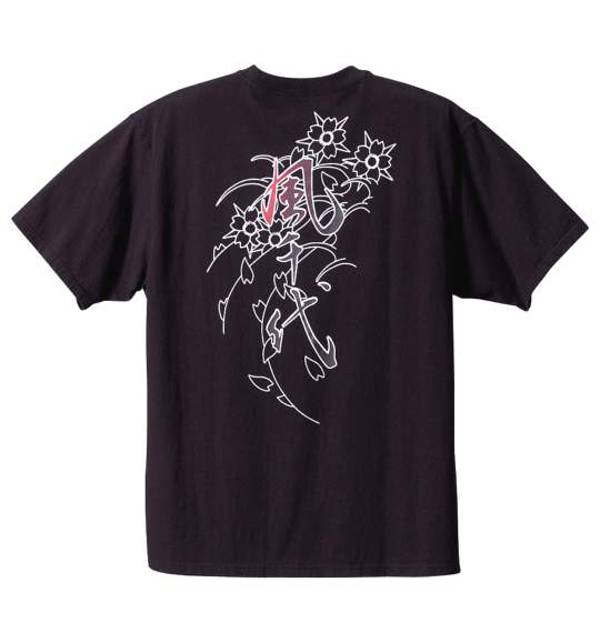 風千代 Tシャツ(半袖) ブラック
