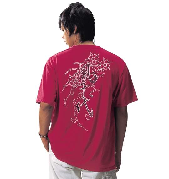風千代 Tシャツ(半袖) レッド