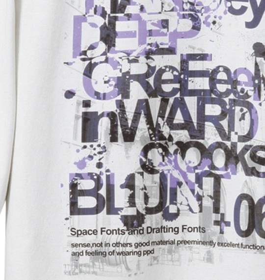 Pincponc フォトプリントTシャツ ライトグレー