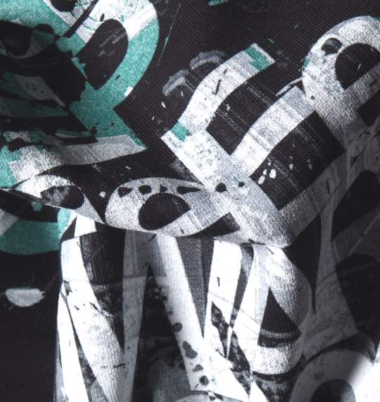 Pincponc フォトプリントTシャツ ブラック