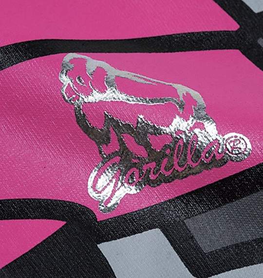 Gorilla ラグランTシャツ ホワイト×イエロー