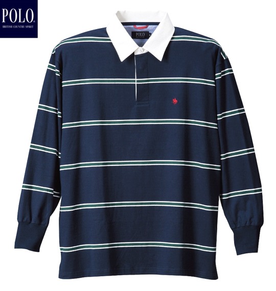 POLO BCS ラガーシャツ ネイビー