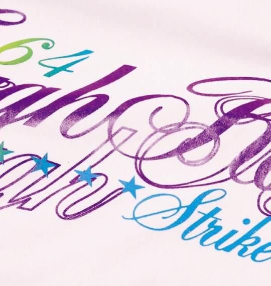 The Endless Summer ラグランTシャツ ライトピンク×ブラウン