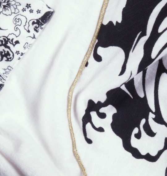 波乗達人 和柄Tシャツ(半袖) オフホワイト