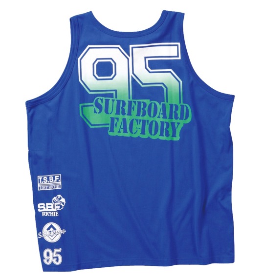 THE SURF BOARDFACTORY タンクトップ ロイヤルブルー