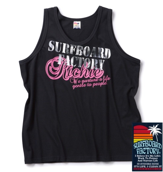 THE SURF BOARDFACTORY タンクトップ ブラック