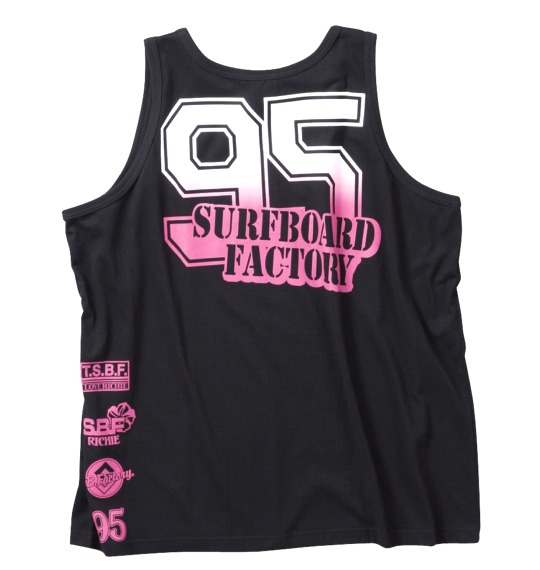 THE SURF BOARDFACTORY タンクトップ ブラック