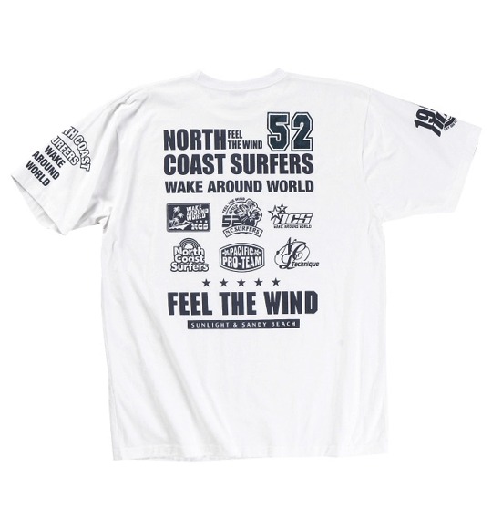 NORTH COAST SURFERS Tシャツ(半袖) オフホワイト