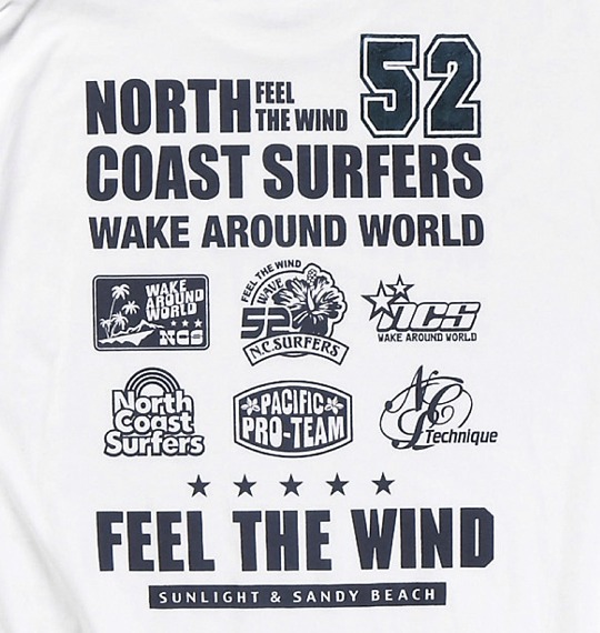 NORTH COAST SURFERS Tシャツ(半袖) オフホワイト