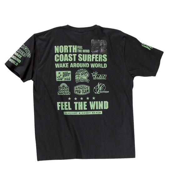 NORTH COAST SURFERS Tシャツ(半袖) ブラック