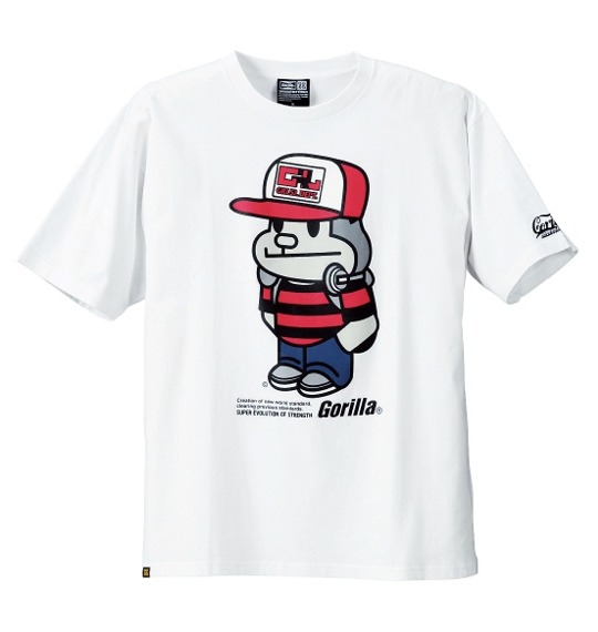 Gorilla Tシャツ(半袖) ホワイト