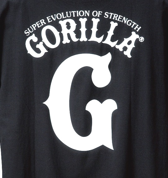 Gorilla Tシャツ(半袖) ブラック