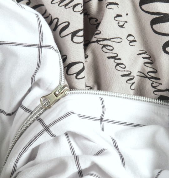 COLLINS パーカー+Tシャツ(半袖) ホワイト×ライトグレー