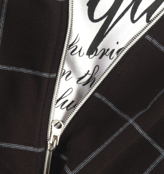 COLLINS パーカー+Tシャツ(半袖) ブラック×ホワイト