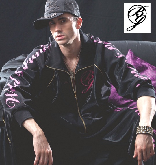 Blanky Jet ジャージセット ブラック×ピンク