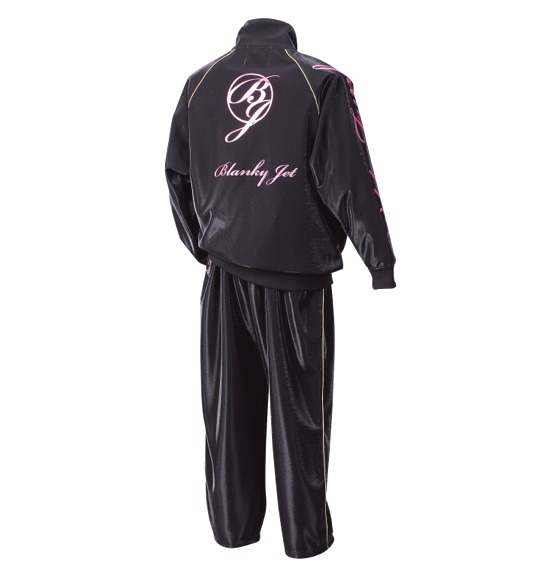 Blanky Jet ジャージセット ブラック×ピンク