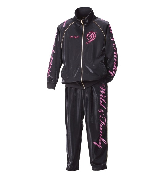 Blanky Jet ジャージセット ブラック×ピンク