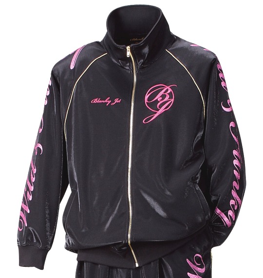 Blanky Jet ジャージセット ブラック×ピンク