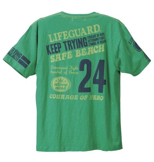 LIFE GUARD Tシャツ半袖 グリーン