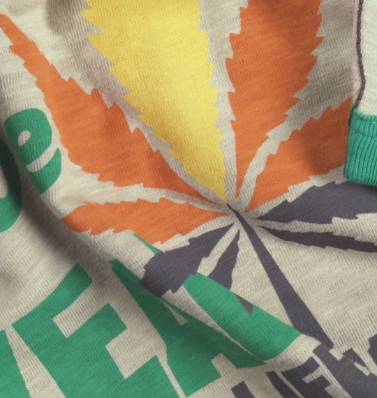 LIFE GUARD リンガーTシャツ(半袖) ベージュ
